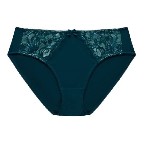 H H Women S Florence Bikini Briefs Green Mid W Leaves The Warehouse