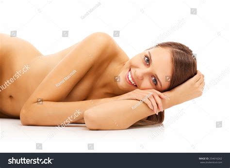 Picture Pretty Sensual Nude Woman Lying Stock Photo Edit Now