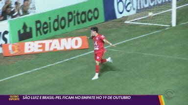 Globo Esporte RS São Luiz empata o Brasil de Pelotas em 2 a 2 em