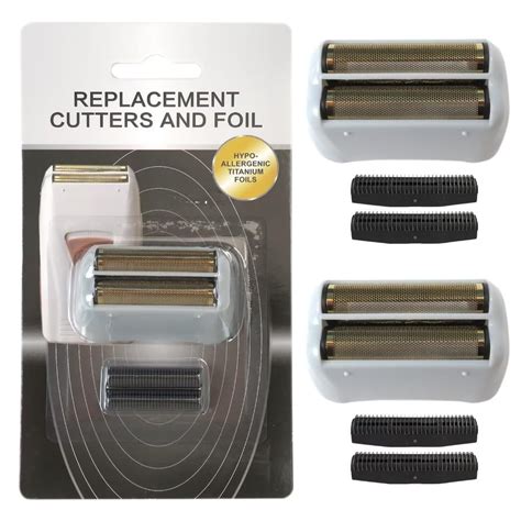 Amazon 2 Sets Shaver Replacement Foil And Cutters Compatible For