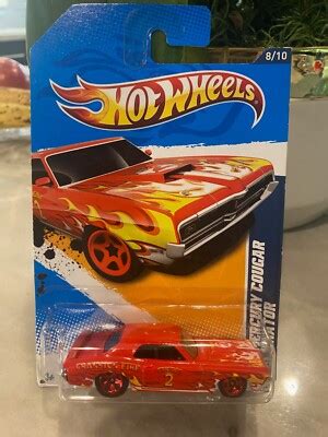 2012 Hot Wheels 168 HW Main Street Cranston FD 69 MERCURY COUGAR ELIMINATOR Red EBay