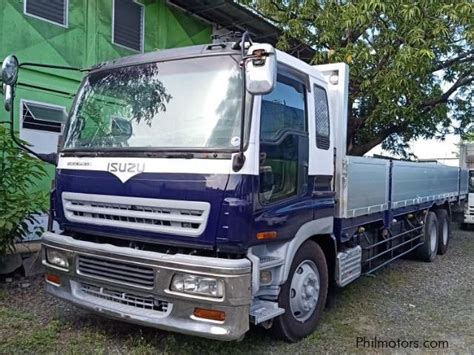 Used Isuzu Giga Wheeler Molye Dropside Cargo Truck Wf Engine