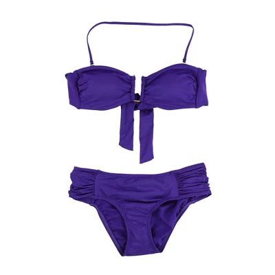 Bar Iii Womens Bandeau U Bar Piece Bikini Target
