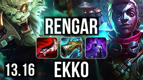 Rengar Vs Ekko Jng M Mastery Legendary Games