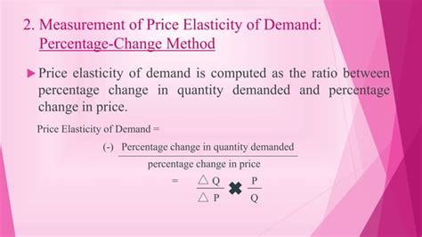 Price Elasticity Of Demand Ppt