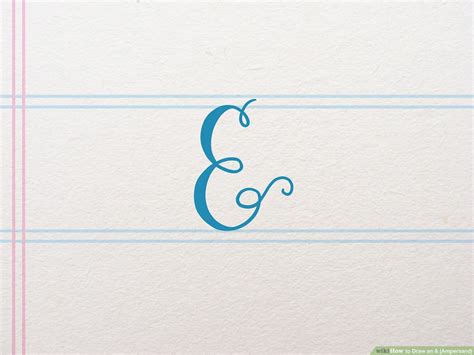 how to draw the & sign