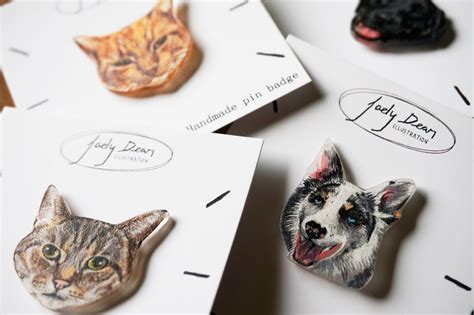 Custom Pet/animal Pin Badge - Etsy UK