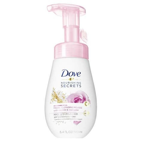 DOVE пенка - мусс для умывания 160 мл для ТУСКЛОЙ и СУХОЙ кожи, с ...