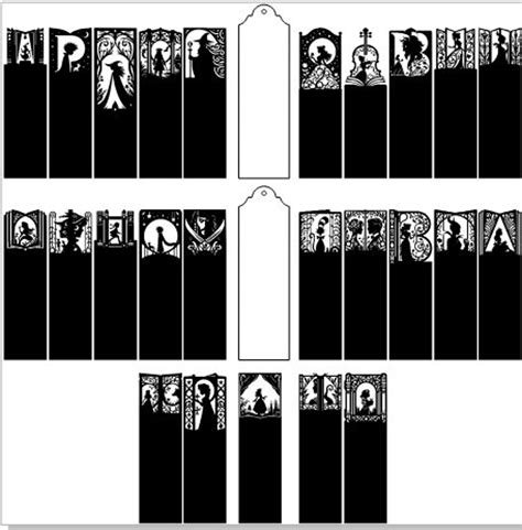Paper Cut And Laser Cut Bookmarks Mega Bundle For Book Lovers Part 1
