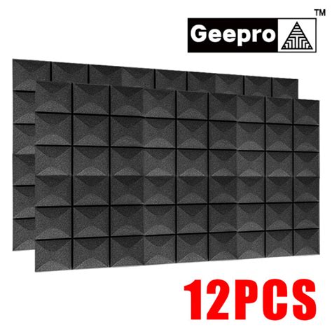 Maximum Noise Absorptiongeepro Pcs Acoustic Foam Board Studio