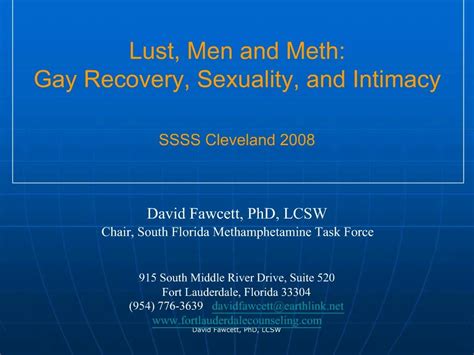 Ppt Lust Men And Meth Gay Recovery Sexuality And Intimacy Ssss Cleveland Powerpoint