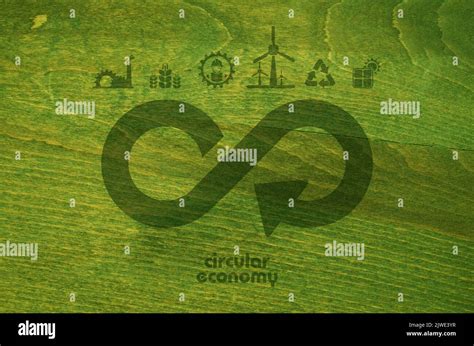 Circular Economy Icons Stock Photo Alamy