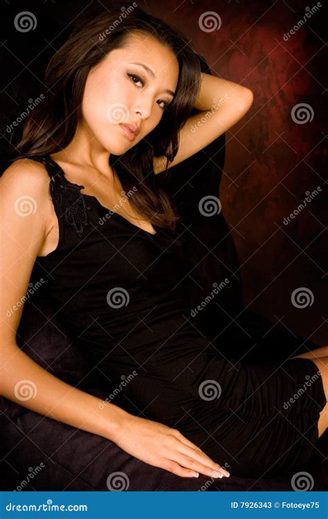 Asian Brunette Stock Image Image Of Cute Attractive