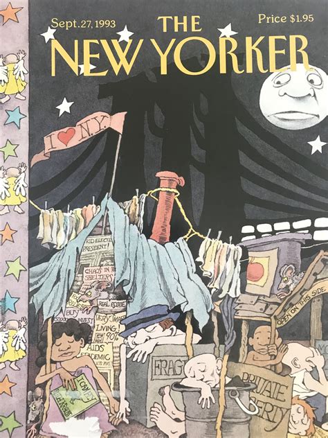 NEW YORKER Magazine Cover September 27, 1993 Maurice Sendak - Etsy ...