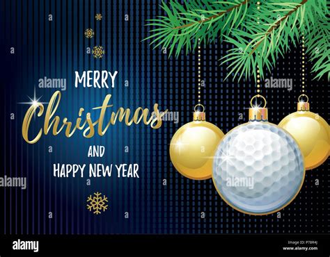 Frohe Weihnachten und guten Rutsch ins neue Jahr Sport Grußkarte Golf