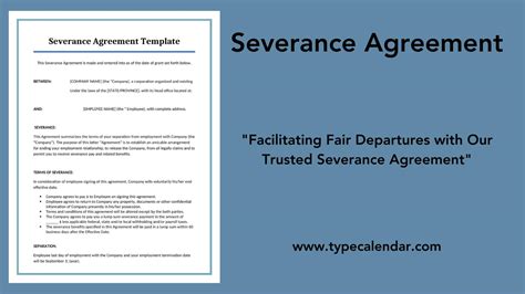 Severance Package Agreement Template Ncejomunicipaldechinu