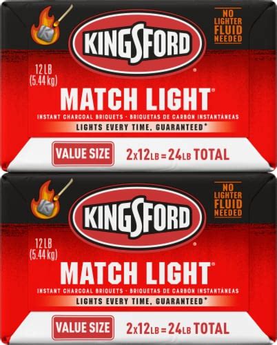 Kingsford Match Light Charcoal Briquettes Ct Lb Qfc