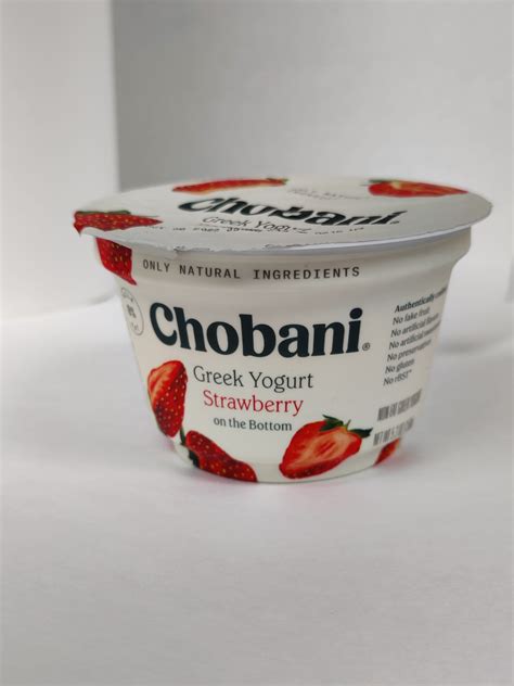 Chobani Strawberry Greek Yogurt 5.3oz (150g) – Wagshal's