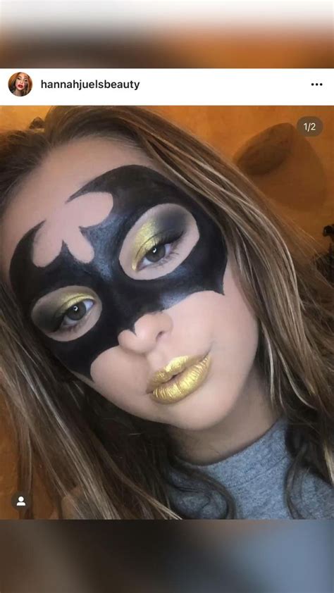 Batman Halloween makeup. DIY Halloween makeup. Batman Halloween costume ...