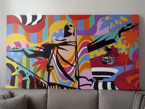 Arte Brasileira Rio De Janeiro Pop Art Pinturas De Pop Art Arte