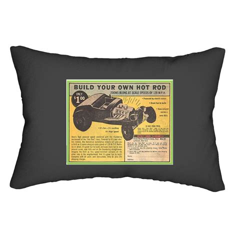 Build Your Own Hot Rod Ad Lumbar Pillows Sold By RileyDRoach SKU Printerval