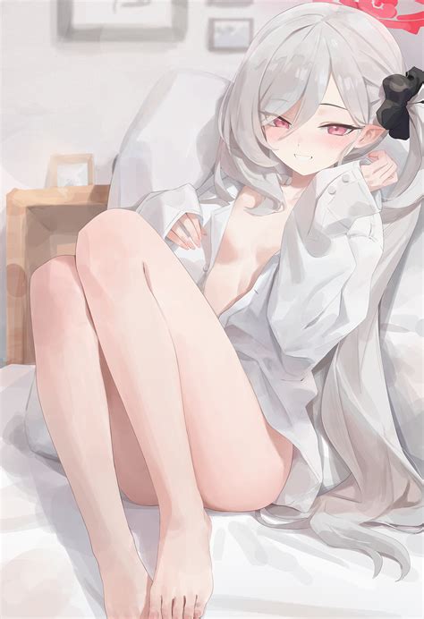 Rang Go Mutsuki Blue Archive Blue Archive Commentary Highres 1girl Ass Bare Legs