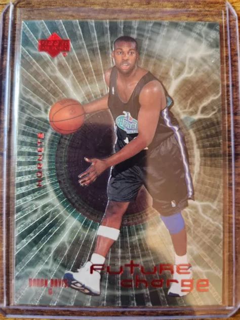 1999 00 Upper Deck Baron Davis Future Charge Rookie Rc Fc4 Charlotte