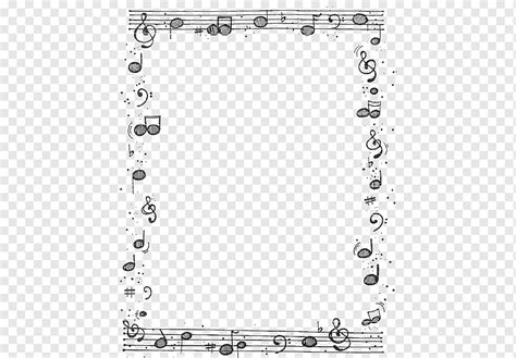 Music Notes Musical Note Frame Graphy Borders Notes Border Frame