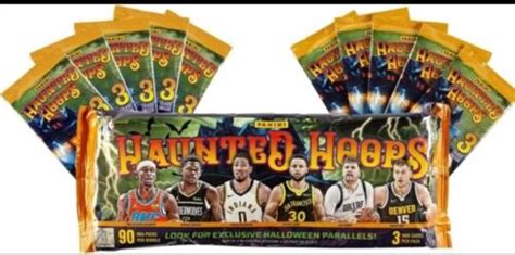 New Panini Nba Haunted Hoops Card Packs Exclusive Halloween