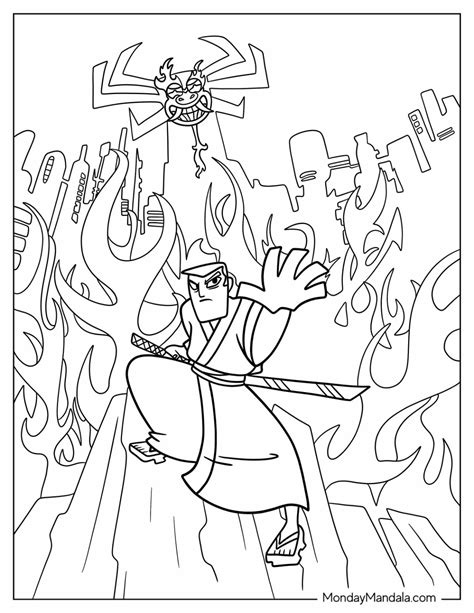 samurai coloring pages samurai coloring royalty  images stock