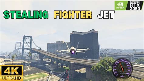 How To Steal Fighter Jet From Military Base Camp Gta V Youtube