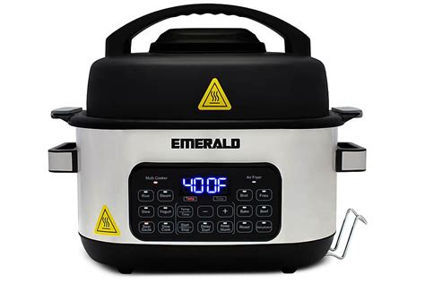 Best Buy Emerald 14 In 1 Multi Cooker And Air Fryer Duo Stainless Steel Sm Air 1863