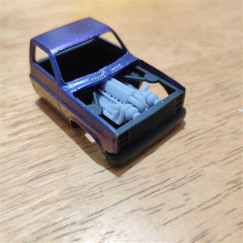 Engine Cradle With Mini Front For Hot Wheels Silverado Stl File For D Printingcults