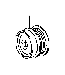 2021 Lexus NX 300h Base Cap, alternator pulley. Pulleys - 274160W050 ...