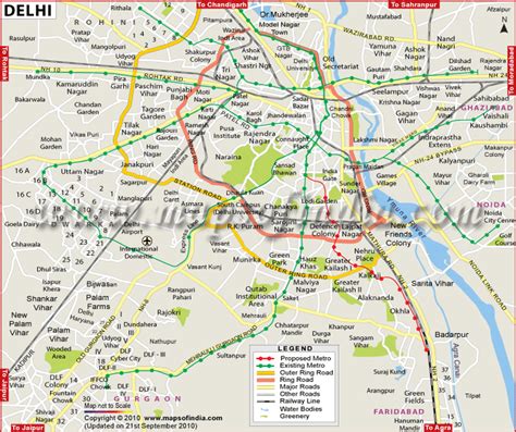 Where is Delhi Located in India | Delhi Location Map