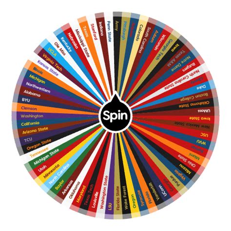 Ncaa Teams Spin The Wheel Random Picker