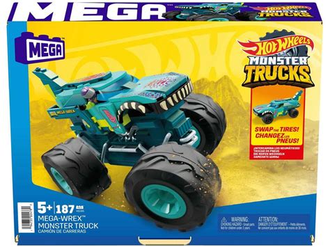 Mega Hot Wheels Monster Trucks Mega Wrex Mattel Hdj Juguetilandia