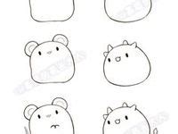 100 Doodle kawaii emoji ideas proste rysunki słodkie rysunki rysować