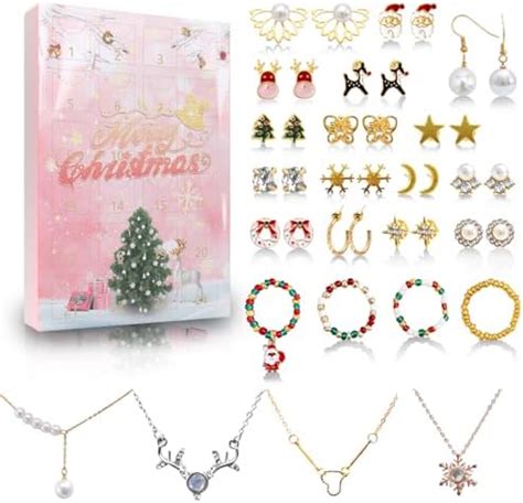 Aitsite Jewellery Advent Calendar Women Girls Days Countdown