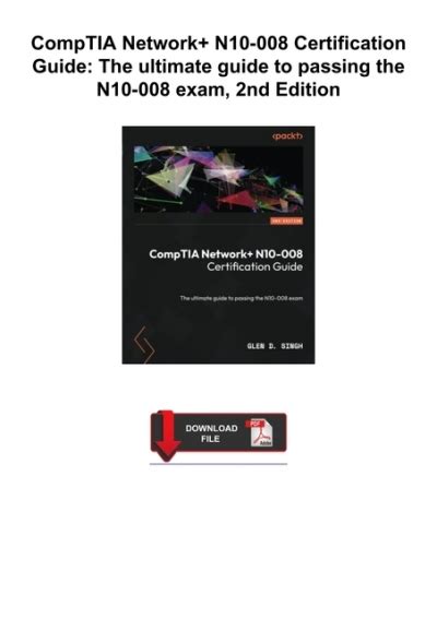 Pdf Comptia Network N10 008 Certification Guide The Ultimate Guide