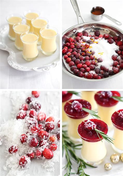 Eggnog Panna Cotta With Spiked Cranberry Sauce Artofit