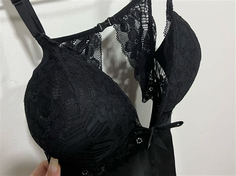 Babydoll Lingerie Cetim Preta G Lingerie Feminina Usado Enjoei