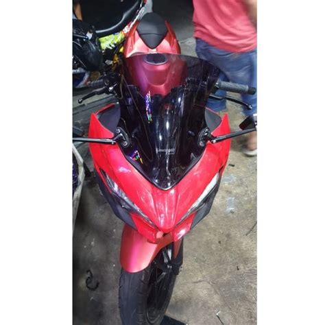 Jual Windshield Visor Ninja Fi New Smoke Mika Windshield Cbr