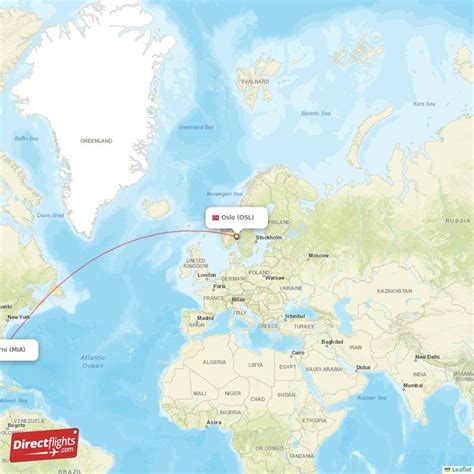 Direct Flights From Oslo To Miami Osl To Mia Non Stop Directflights