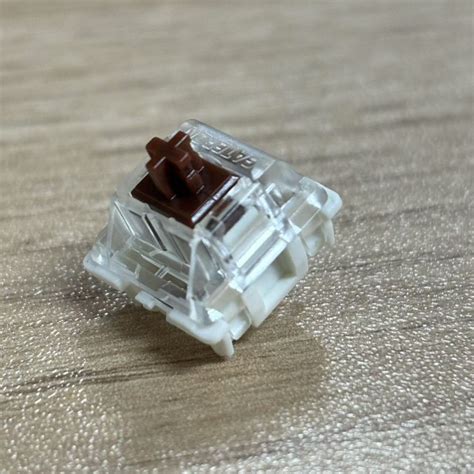 Gateron สนาตาลสวทช pin gf Tactile Custom Hot Swappable DIY โรงงาน Prelubed สาหรบ