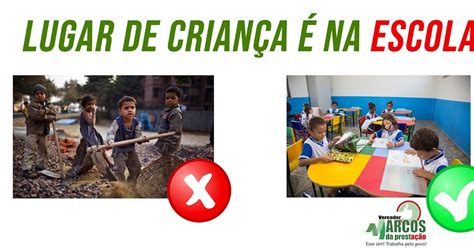Lugar De Criança E Na Escola - MARCOS DA PRESTAÇÃO: LUGAR DE CRIANÇA É NA ESCOLA!