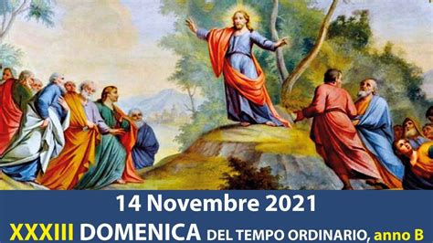 Xxxiii Domenica Del Tempo Ordinario Anno B Youtube