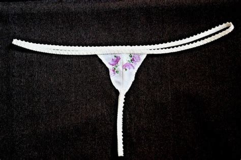 Crochet Sexy Bikini Bottom Thong Women Extreme Nano Micro Bikini G