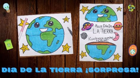 Dibujo Sorpresa De La Tierra D A Mundial De La Tierra Dibujos Kawaii