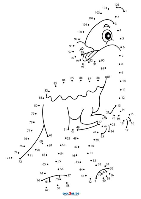 Free Printable Dinosaur Connect The Dots
